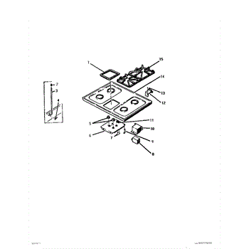 Parts For Thermador Gth30 Cooktop Parts Appliancepartspros Com