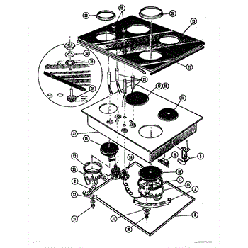 Parts For Thermador E30 Cooktop Parts Appliancepartspros Com