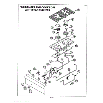 Parts For Thermador Star Burner Star Burner Parts