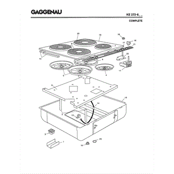 Parts For Gaggenau Ke272 6 Complete Parts Appliancepartspros Com