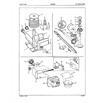 ice cream machine parts