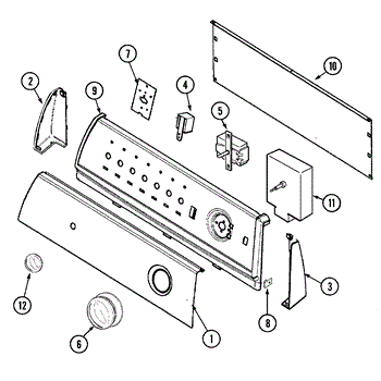 Parts For Maytag Pye2300ayw Control Panel Parts