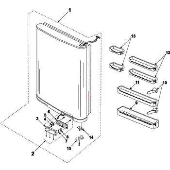 samsung rb2155sh parts