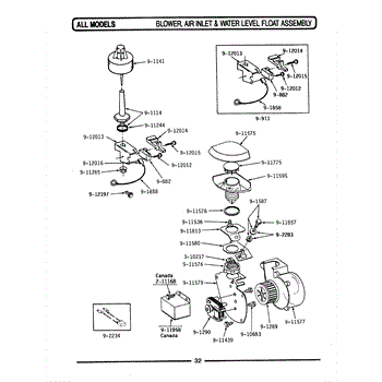 air blower parts