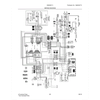 Parts For Electrolux Ew23bc71is4 Wiring Diagram Parts Appliancepartspros Com