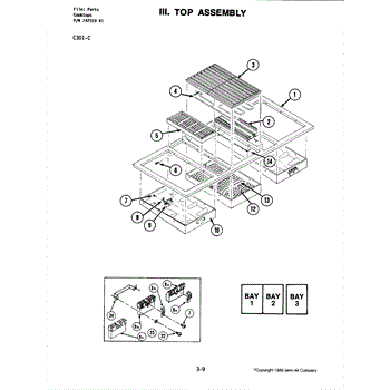 Parts For Jenn Air C301 C Top Assembly C301 C Parts