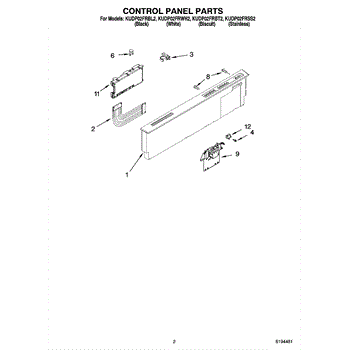 kitchenaid kudp02frss2