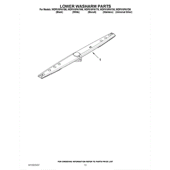 whirlpool dishwasher model wdf510pays6