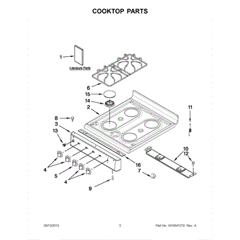 Parts For Amana Agg222vdw2 Cooktop Parts Appliancepartspros Com