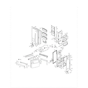 Parts For Lg Lfx31945st 07 Door Parts Appliancepartspros Com