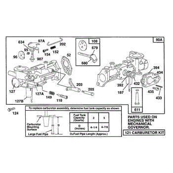 Parts For Briggs Stratton 082212 0387 99 Pulsa Jet Carb Mechanical Parts Appliancepartspros Com