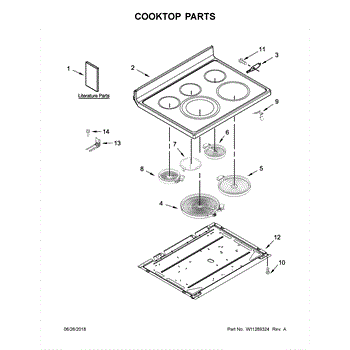 Parts For Kitchenaid Kfeg500ess3 Cooktop Parts