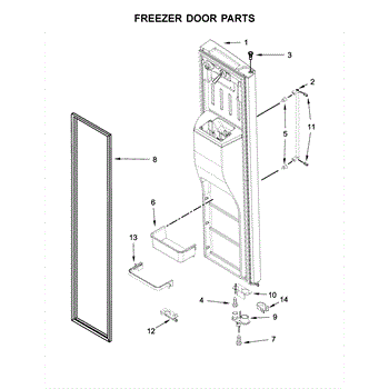 Freezer Door Parts