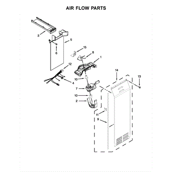 Kitchenaid Krsc503ess01 Air Flow Parts