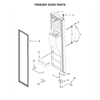 Freezer Door Parts