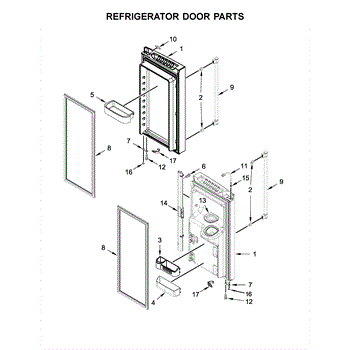 Maytag Refrigerator Door Stop Part 61003273 For Sale Online Ebay