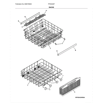 frigidaire dishwasher model ffid2426ts2a