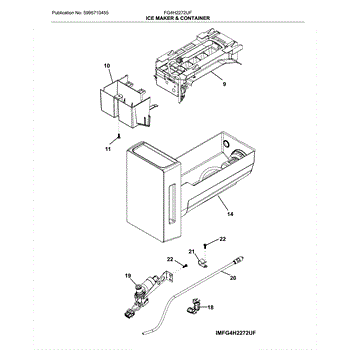 frigidaire fg4h2272uf ice maker not working