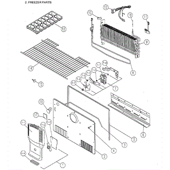 kenmore freezer part