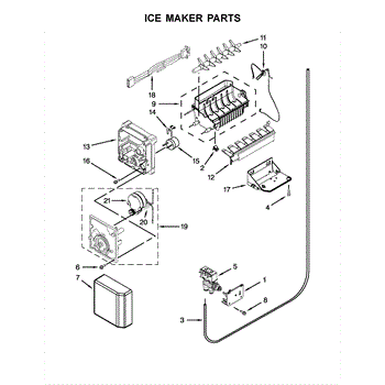 kenmore ice dispenser parts