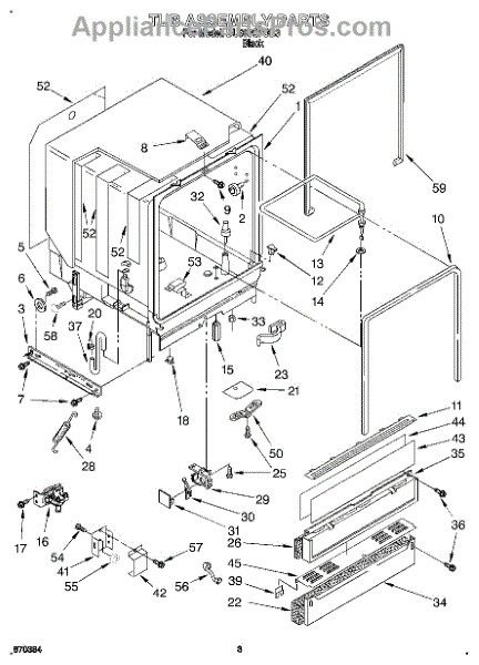 Whirlpool 3374621 Dishwasher Water Inlet Valve - AppliancePartsPros.com