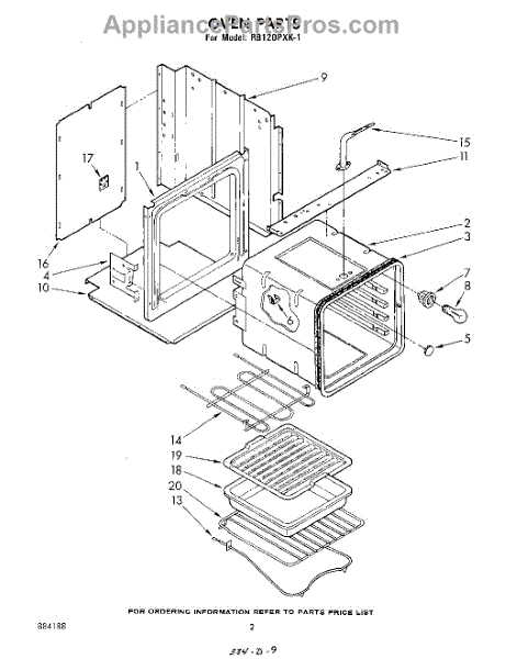 Whirlpool 326791 Oven Bake Element - AppliancePartsPros.com whirlpool wall oven wiring diagrams 