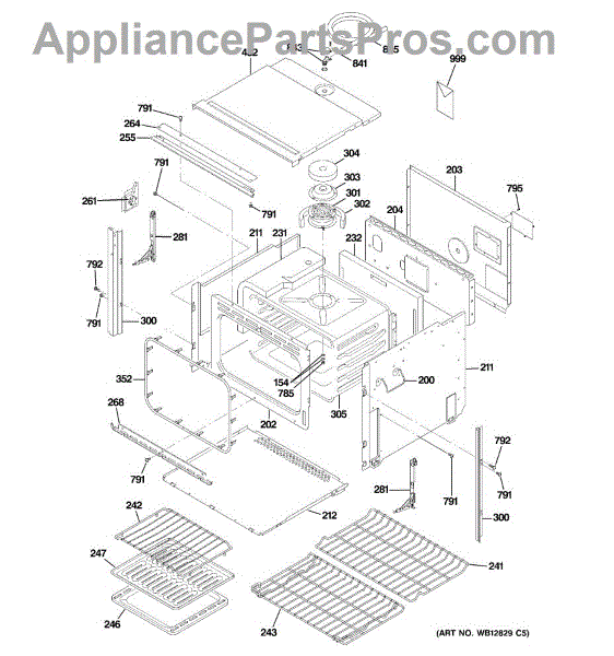 GE WB02X10957 Logo Monogram