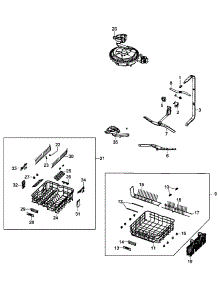 Parts for Samsung DMT800RHS/XAA / Dishwasher - AppliancePartsPros.com