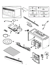 Parts For Samsung Smh9151ste Xaa 0000 Microwave Hood Combo Cabinet 1 Parts For Samsung Microwave Smh9151ste Xaa 0000 From