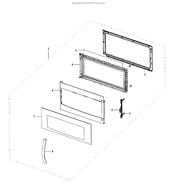 Samsung De94 02521f Y Door Smh1816s Xaa P Liancepartspros Part Diagram