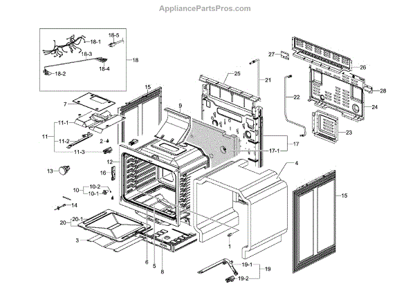 Samsung DG94-00520A Assy-Hot Surface Igniter - AppliancePartsPros.com