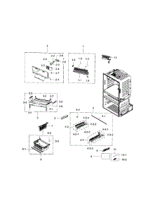 Parts for Samsung RF28HMEDBSR/AA-0001 / Refrigerator