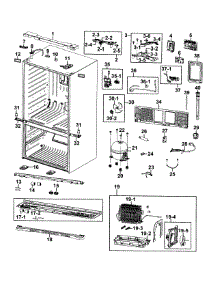 Parts for Samsung RF4287HARS/XAA-0000 / Refrigerator