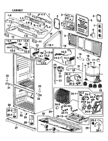 Parts for Samsung RF265ABWP/XAA-0000 / Refrigerator ... samsung rf265abwp wiring schematic 