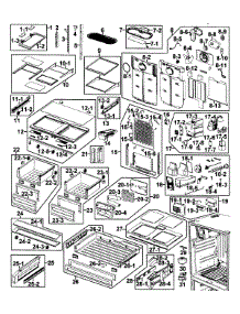 Parts for Samsung RFG237AAWP/XAA-0000 / Refrigerator