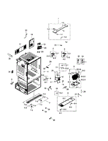 Parts for Samsung RF263BEAEWW/AA-0001 / Refrigerator