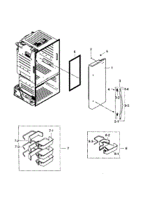 Parts for Samsung RF323TEDBSR/AA-0001 / Refrigerator