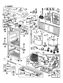 Parts for Samsung RF268ABWP/XAA-0000 / Refrigerator