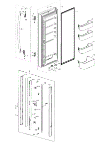 Parts for Samsung RF217ACBP/XAA / Refrigerator - AppliancePartsPros.com