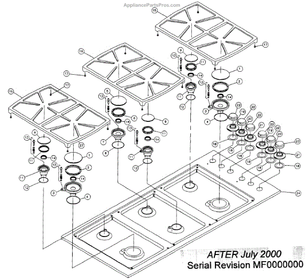 Dacor 76482001 Top Burner Spark Igniter