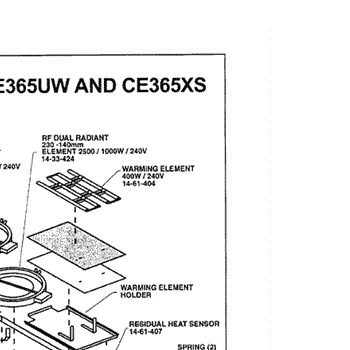 Parts For Thermador Ce365xs Burner Box Parts Appliancepartspros Com