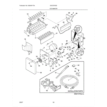 parts for electrolux e23cs78gss1 ice maker parts Machines Ice Elecirolux parts for electrolux e23cs78gss1 ice maker parts appliancepartspros com