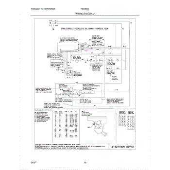 Frigidaire Electric Range Wiring Diagram Fed355esc - Circuit ... Frigidaire Electric Range Wiring Diagram Fed355esc - Circuit ...