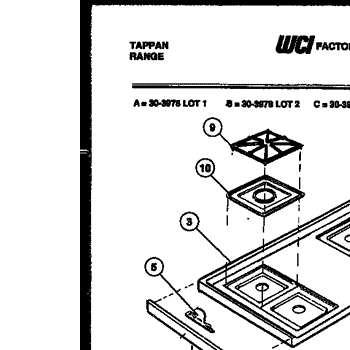 Parts For Frigidaire 30 3978 23 03 Cooktop Parts