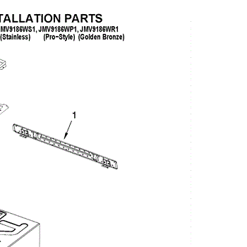 Parts For Jenn Air Jmv9186ww1 Cabinet And Installation Parts