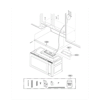 hung microwave