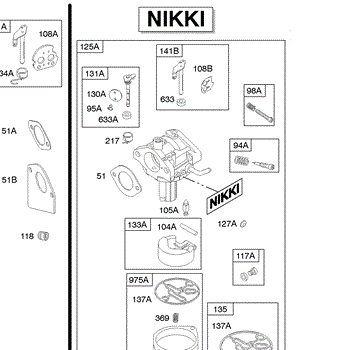 Briggs And Stratton Nikki Carburetor Diagram - General Wiring Diagram