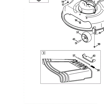 Parts for Craftsman 247.288851 / 2011: Mower Deck 46-Inch