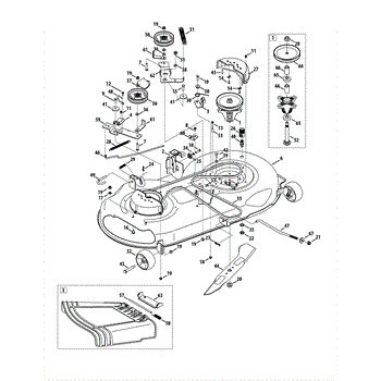 Deck Parts Diagram Craftsman Lawn Mower 46 Inch Deck Craftsman 42