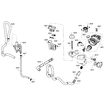 Parts for Bosch SHX3AR55UC 21 Pump Parts AppliancePartsPros